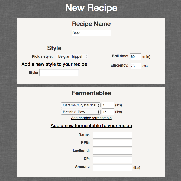 Beer Recipes App